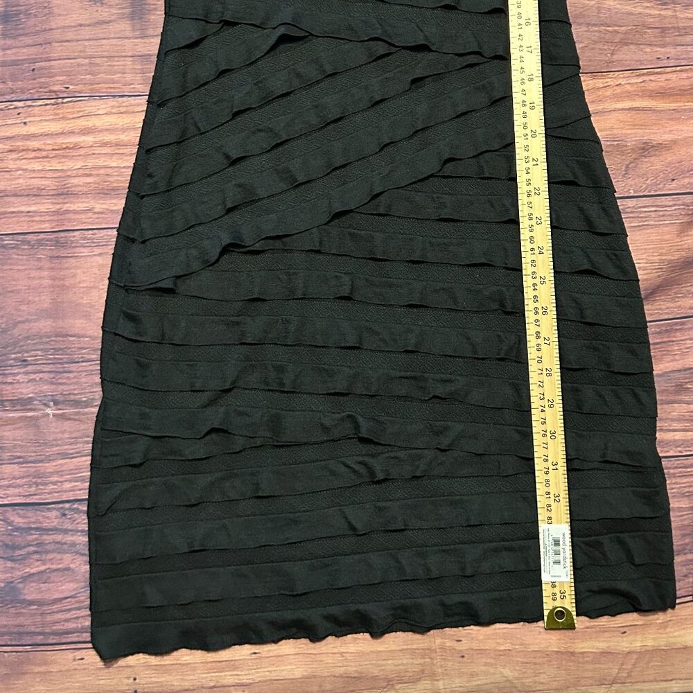 Max Studio Black Sleeveless Tiered Ruffle Dress - Little Black Dress (LBD) - Picture 2 of 9